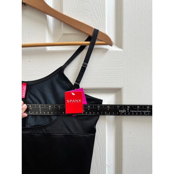 Spanx New Smart Grip Open Bust Full Slip Black Size XL Style 10178 Shapewear - Picture 7 of 12